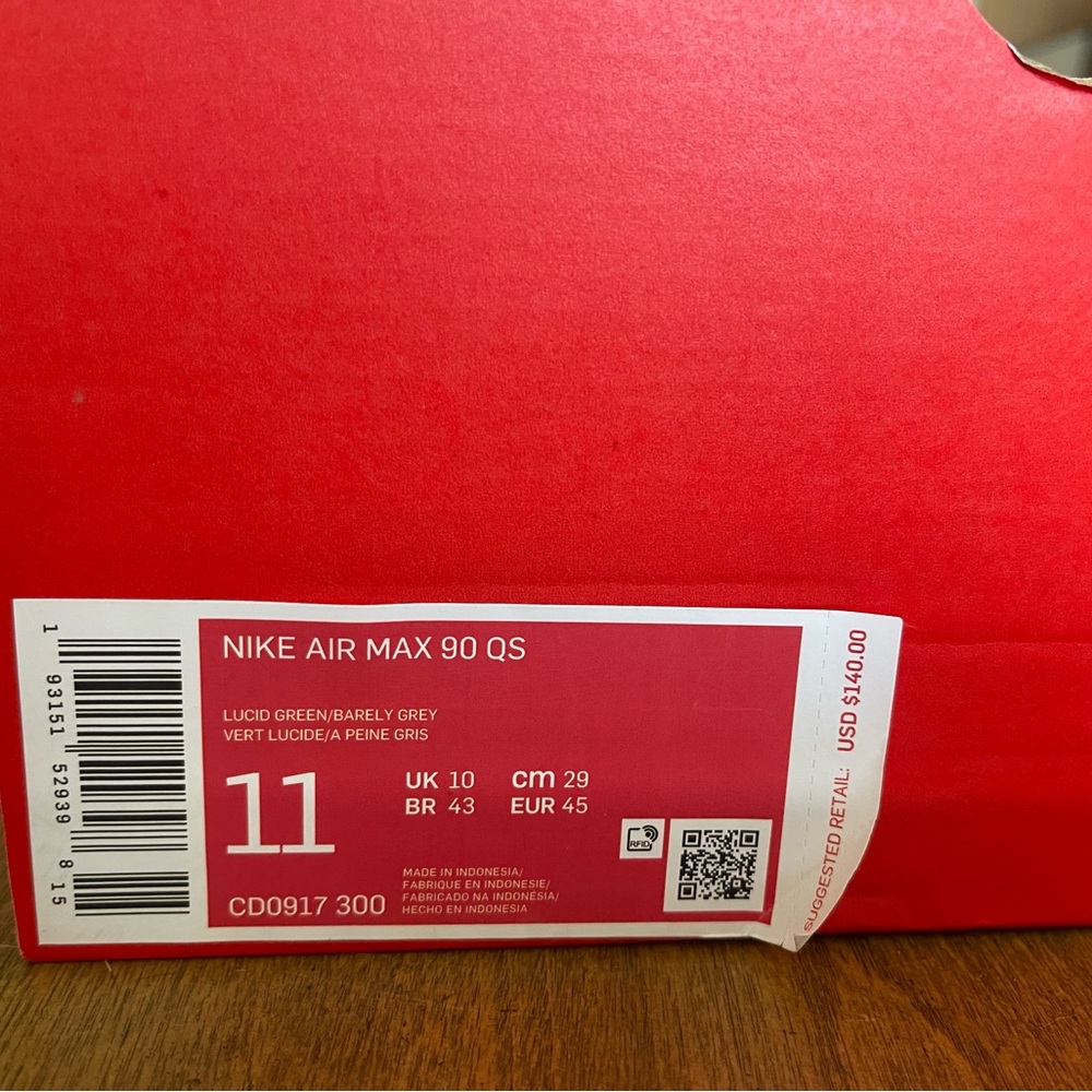 Nike Air Max 90 Viotech Men’s Sneaker Size 11 - Picture 5 of 6